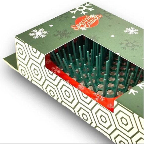 New in Box - UNbrush Detangling Hair Brush Mini Snowflakes - Sleigh Ride - Picture 6 of 6